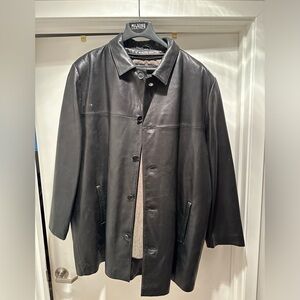 Wilson Leather Men’s Coat. Made in Italy. XXL